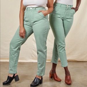 Big Bud Press size small sage pencil pants